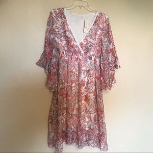 Silk Dress Made In Italy- One Size